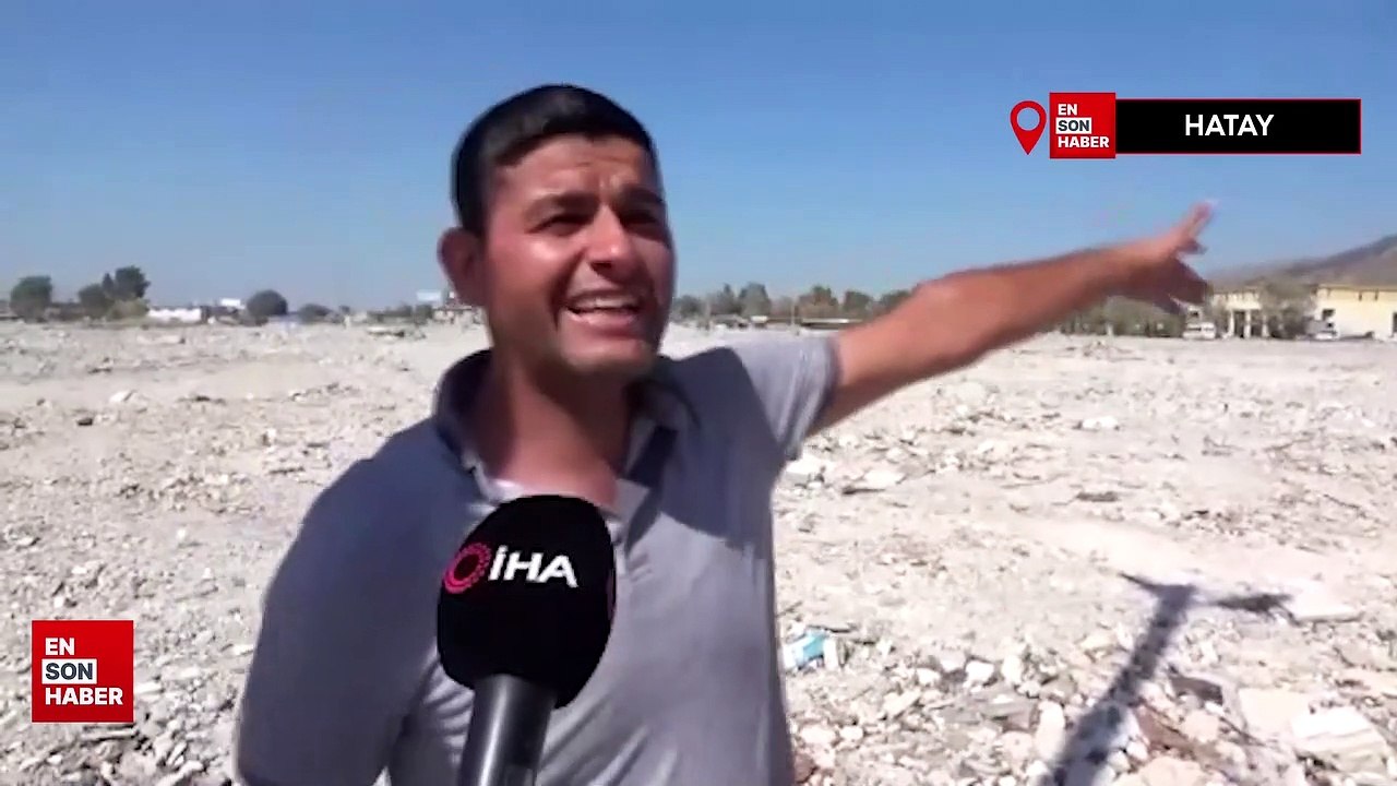 Hatay'da depremin ardından kent boş arsaya döndü