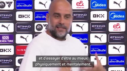 Man. City - Guardiola conseille à Haaland de "ne pas se mettre trop de pression sur les buts"