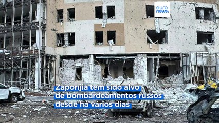 Zaporíjia volta a ser alvo de ataques aéreos russos