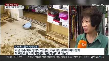 300㎜ 폭우에 곳곳 침수…강원 고성 복구 본격화