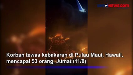 Ngerinya Kebakaran di Pulau Maui Hawaii, 53 Orang Tewas