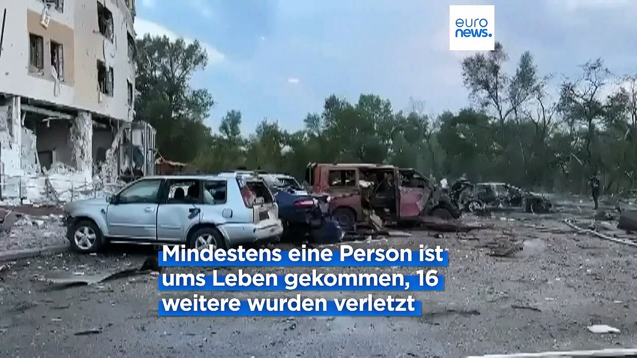 Erneut Todesopfer nach russischem Raketenangriff auf Saporischschja