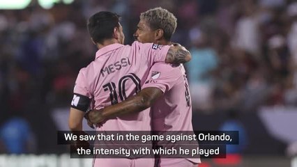 Download Video: Inter Miami learning from Messi brilliance - Martinez