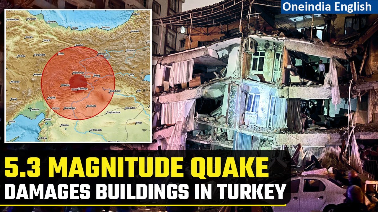Turkey: 5.3 magnitude quake hits southern Turkey, 23 wounded as buildings get damaged| Oneindia News