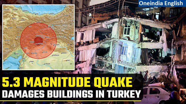 Turkey: 5.3 magnitude quake hits southern Turkey, 23 wounded as buildings get damaged| Oneindia News