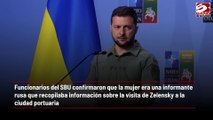 Detienen en Ucrania a una mujer que planeaba asesinar a Volodymyr Zelensky