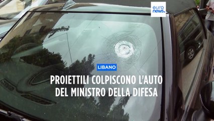Libano, proiettili colpiscono l'auto del ministro della Difesa