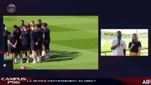 Replay : Paris Saint-Germain training session live from Campus PSG