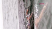 Aysu Türkoğlu, Kuzey Kanalı'nı yüzerek geçen en genç Türk sporcu oldu