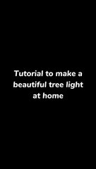 Tutorial to make a beautiful tree light at home | Homemade Inventions