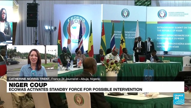Niger coup: What does a standby military force activated by ECOWAS mean?