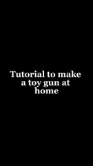 Tutorial to make a toy gun at home | Homemade Inventions