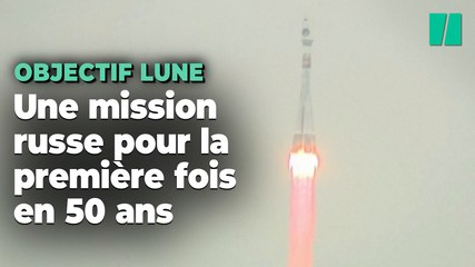 Les images de la première fusée que les Russes envoient vers la Lune en 50 ans