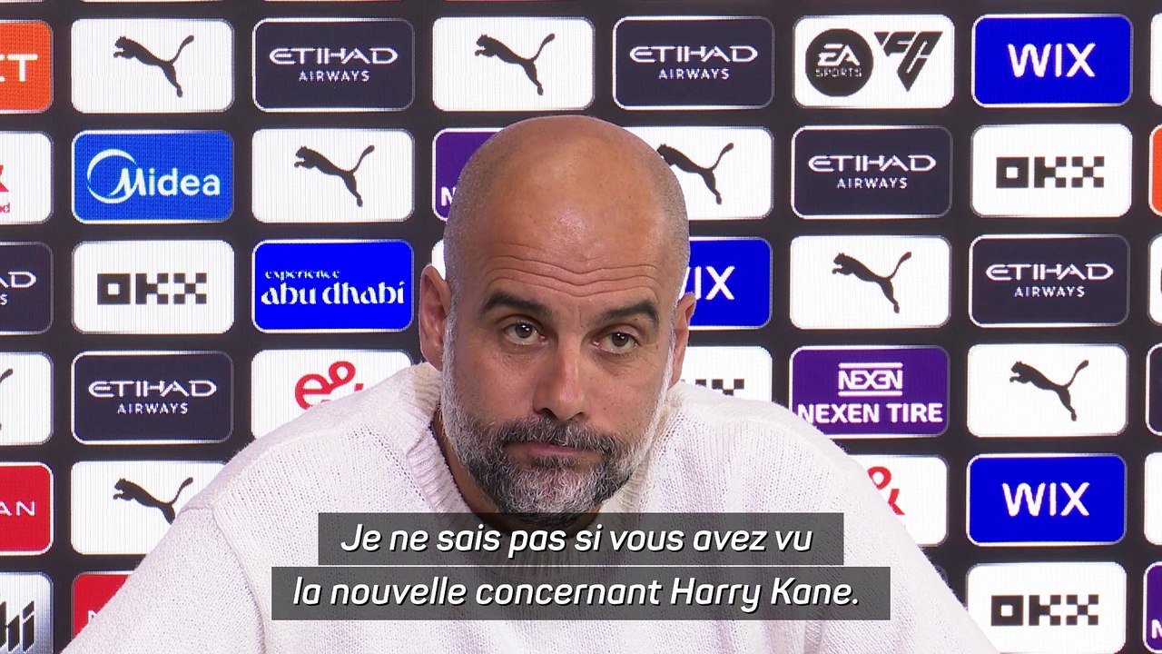 Guardiola sur Kane : "Il a tout ce qui fait un avant-centre de très haut niveau"