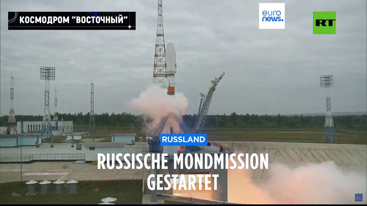 Eine Mondmission als Machtbeweis: Russlands Sonde 'Luna-25' ist auf dem Weg zum Mond