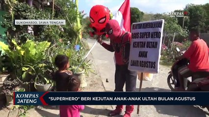 Superhero Beri Kejutan Anak-anak Ultah Bulan Agustus