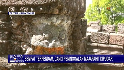 Pemugaran Candi Gambar Wetan Setelah Sempat Terpendam Akibat Letusan Gunung Kelud