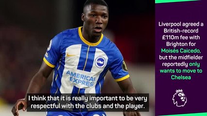 Pochettino staying 'respectful' during Chelsea's Caicedo pursuit