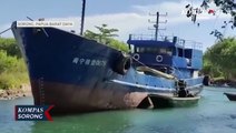 Tidak Memiliki Izin Polairud dan Bea Cukai Tangkap Kapal Asing di Perairan Sorong