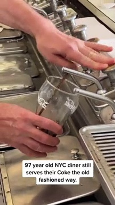 La forma antigua de servir la Coca-Cola