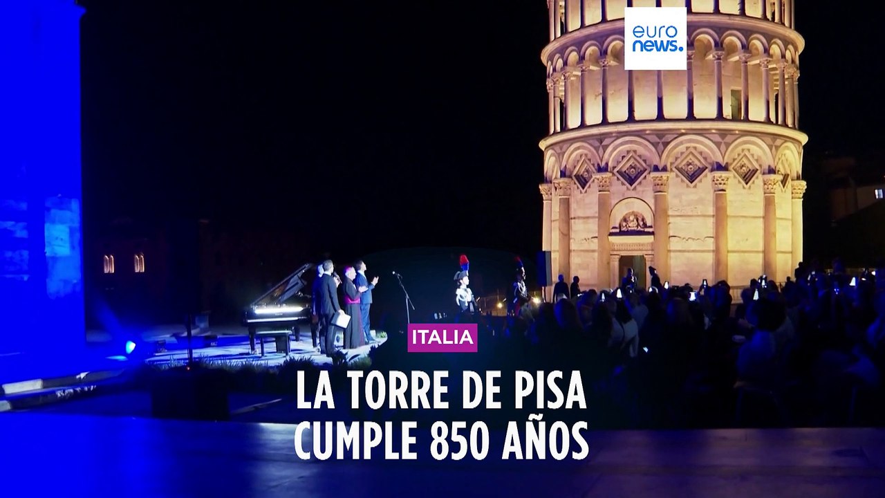 La Torre de Pisa cumple 850 años y lo celebra por todo lo alto