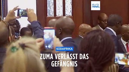 Jacob Zuma aus dem Gefängnis entlassen