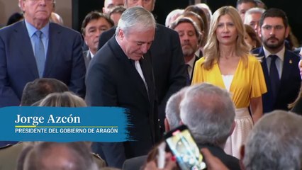Jorge Azcón toma posesión como presidente del Gobierno de Aragón