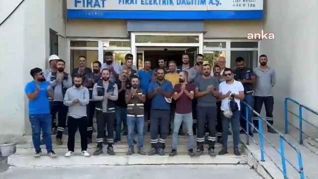 Tunceli'de Elektrik Dağıtım Şirketi Çalışanları İş Yavaşlatma Eylemi Yaptı
