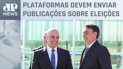 Moraes determina que redes sociais enviem postagens de Bolsonaro à PGR
