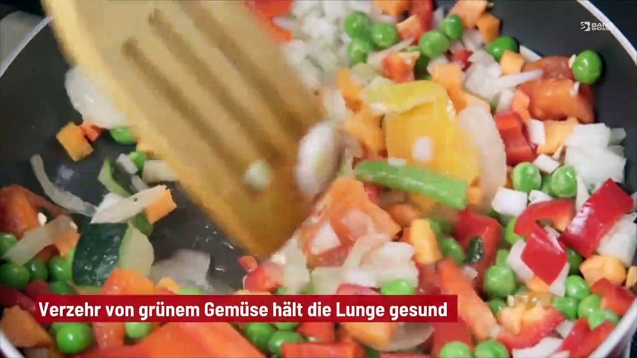 Verzehr von grünem Gemüse hält die Lunge gesund