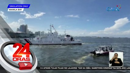 Pagtugon sa mga krimen at ibang aberya sa dagat, pinagsanayan ng Phl Navy, PCG, PNP, atbp. | 24 Oras