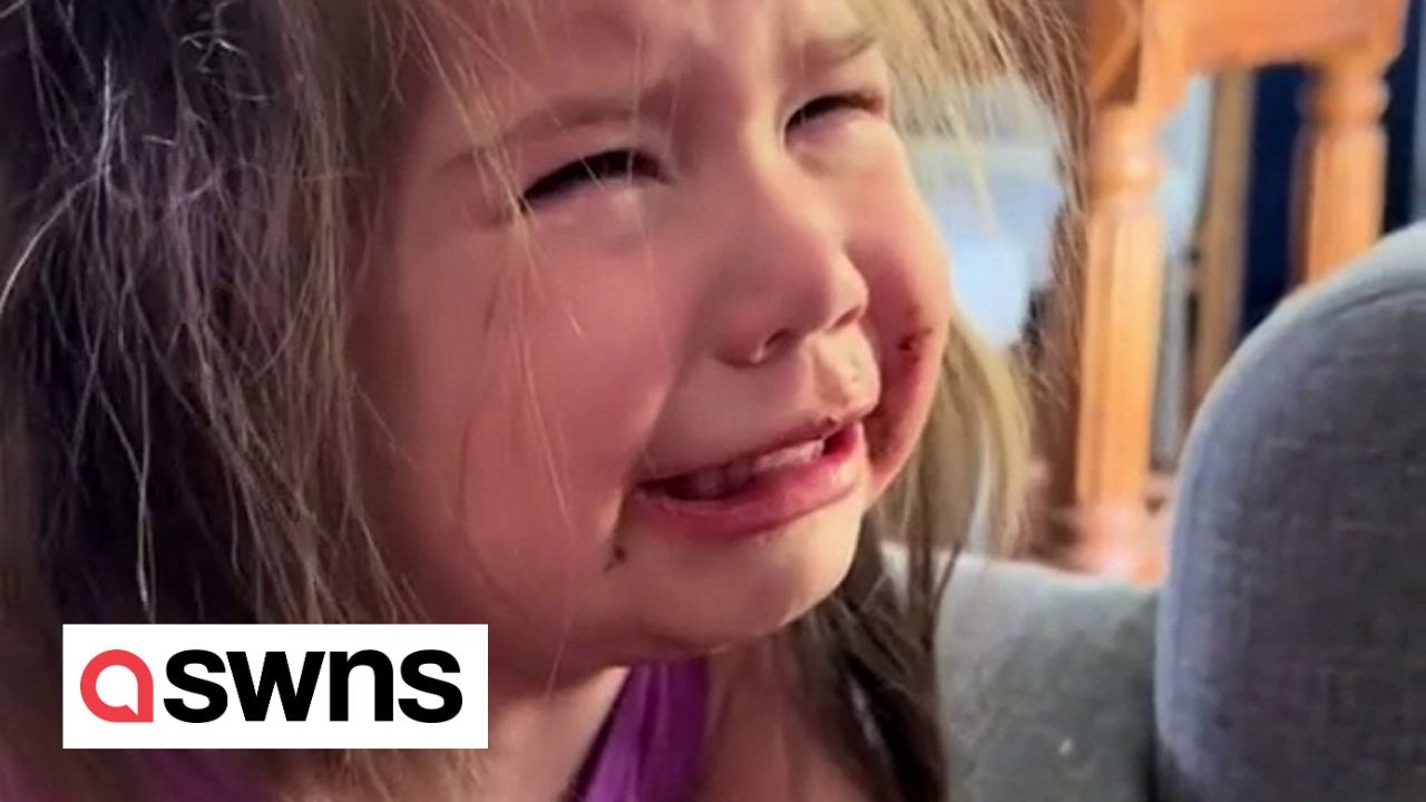 'What's happening to Stitch?!': Little girl brought to tears watching Lilo and Stitch