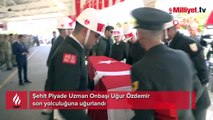 Şehit Piyade Uzman Onbaşı Uğur Özdemir son yolculuğuna uğurlandı