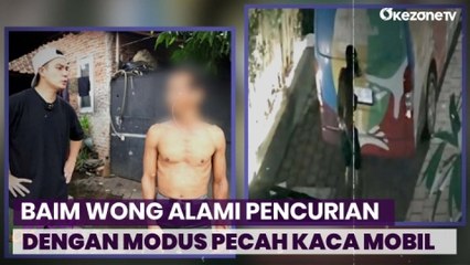 Ini Wajah Pencuri yang Diduga Pelaku Modus Pecah Kaca Mobil Milik Baim Wong