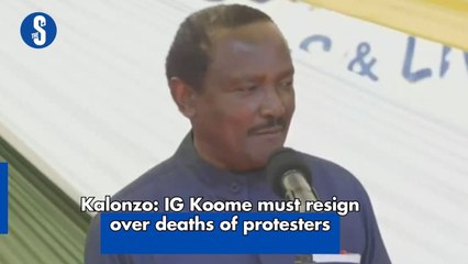 Kalonzo: IG Koome must resign over deaths of protesters