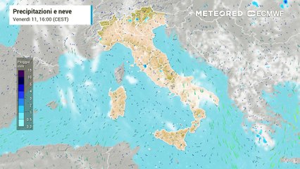Bel tempo su tutto il Paese