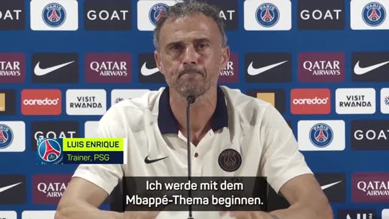 Enrique: 'Hoffe, PSG und Mbappé finden Lösung'