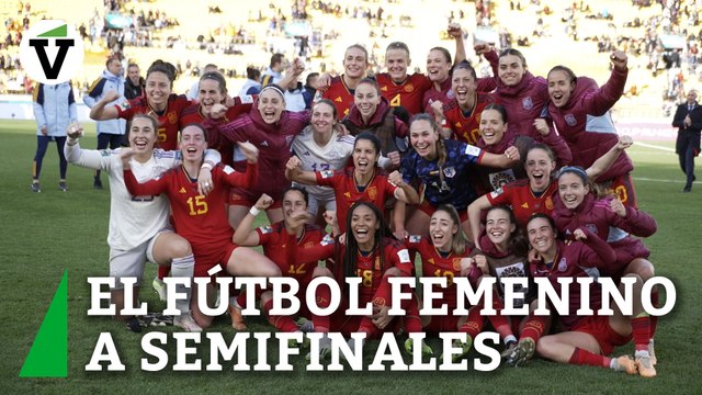 Así festejó sobre el césped la selección femenina de fútbol el pase a semifinales
