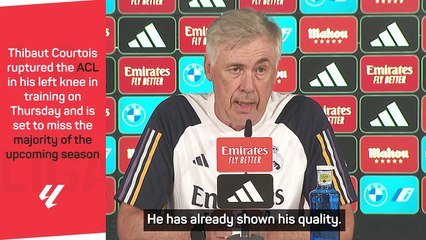'It was not a good day' - Ancelotti reflects on Courtois' ACL injury