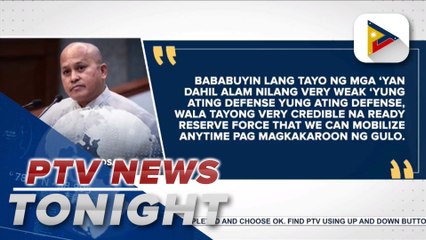 Sen. Dela Rosa says revival of mandatory ROTC may help in territorial dispute in the West Philippine Sea