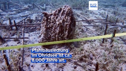 6.000 v. Chr.: Europas älteste Pfahlbauten schlummern am Grund des Ohridsees