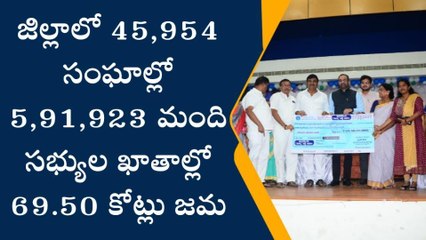 శ్రీకాకుళం: సున్నా వడ్డీ ప్రారంభం... 5 లక్షల మందికి 69.50 కోట్లు