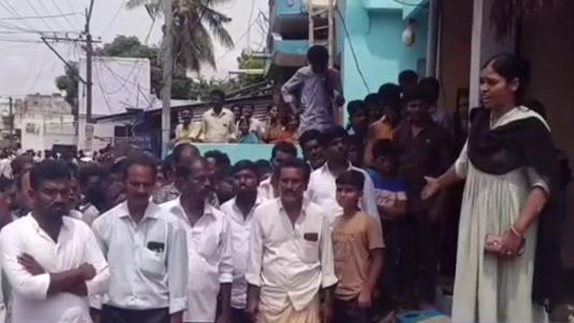 తాడిమర్రిశ్రీ సత్యసాయి జిల్లా: ఏడ్చిన మహిళలు.. ఫైర్ అయిన పరిటాల శ్రీరామ్