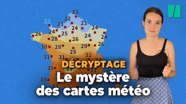 Météo : comment bien comprendre les cartes que vous voyez sur TF1, BFM ou France TV ?