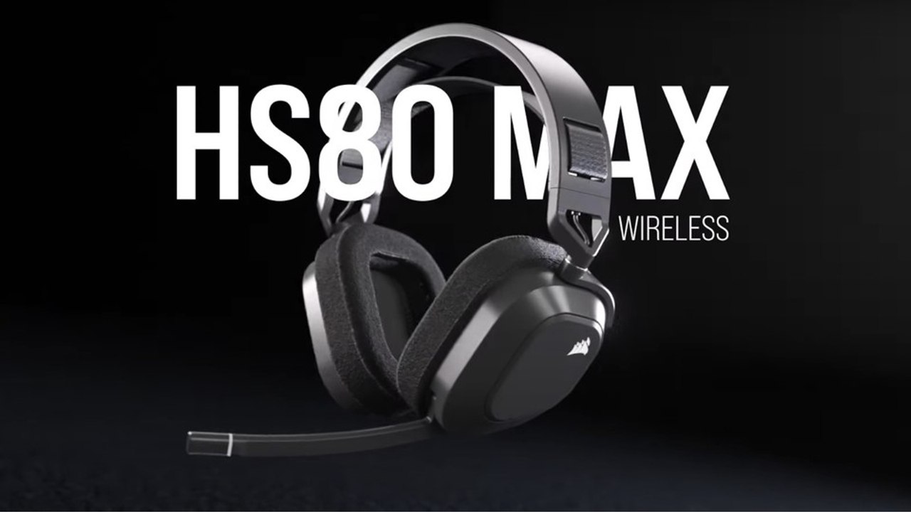 Corsair stellt neues Gaming-Headset mit 24 Bit Audio vor: Das kabellose HS80 Max im Trailer