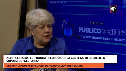 Alerta estafas el IPRODHA recordó que la gente no debe creer en supuestos gestores