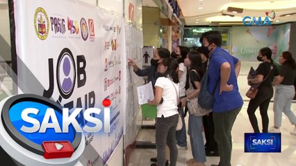 Mahigit 300 aplikante, nakakuha ng trabaho sa job fair sa Pasig | Saksi