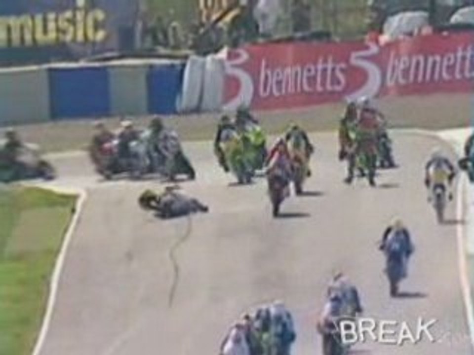 Chute moto GP