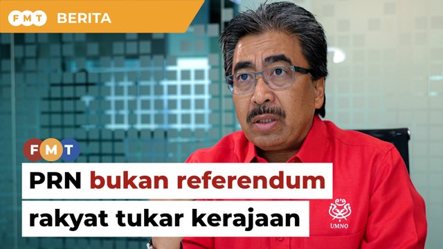 PRN bukan referendum rakyat, nak tukar tunggu PRU16, Johari bidas kempen lawan