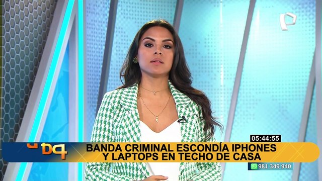 Huancayo: cae banda criminal que escondía objetos robados en techo de su casa